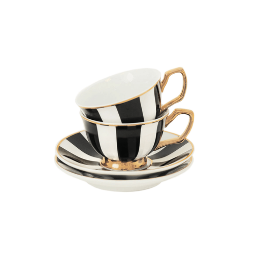 Teacup Ebony Stripes